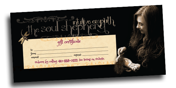 Gift Certificate for Psychic Reading